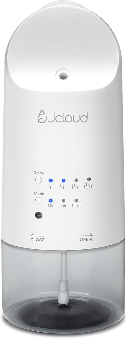 JCLOUD Plug in Diffuser for Essential Oils, Waterless Scent Diffuser Cover Up to 500 Sq. Ft. for Home, Office, Spa – Portable Smart Wall Diffuser 160ML, White